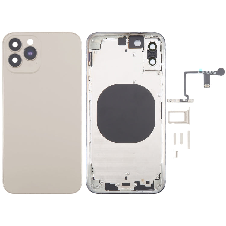 Back Cover with Appearance Imitation of iP15 Pro for iPhone XS(Titanium) - Back Cover by PMC Jewellery | Online Shopping South Africa | PMC Jewellery | Buy Now Pay Later Mobicred