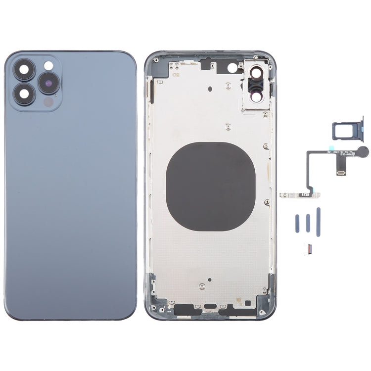Back Cover with Appearance Imitation of iP15 Pro Max for iPhone XS Max(Blue) - free shipping - PMC Jewellery - Order now!
