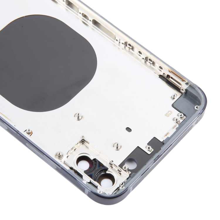 Back Cover with Appearance Imitation of iP15 Pro Max for iPhone XS Max(Blue) - free shipping - PMC Jewellery - Order now!
