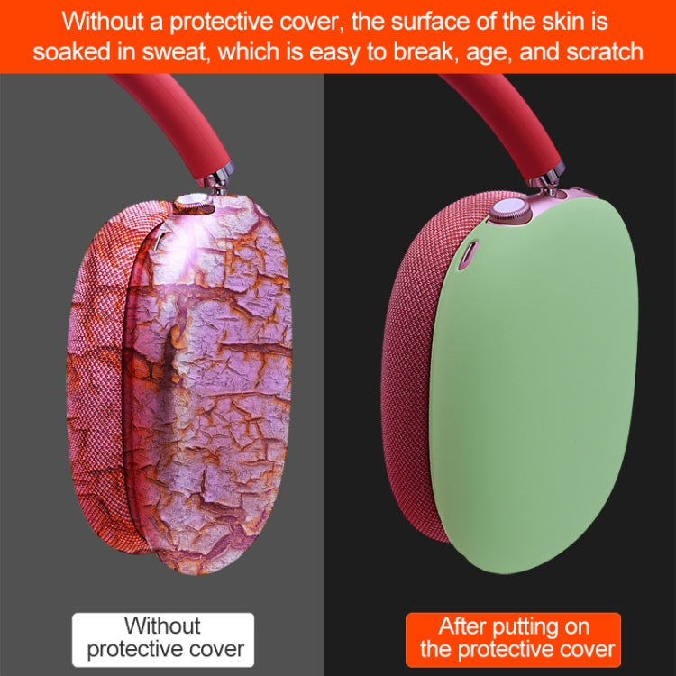 A Pair Full Coverage Anti-scratch Silicone Headphone Protective Case for AirPods Max(Silver Grey) - For AirPods Max by PMC TechLife | Online Shopping South Africa | PMC TechLife