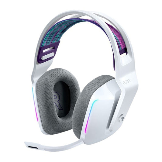 Logitech G733 LIGHT SPEED Wireless RGB Gaming Headset(Silver) - Multimedia Headset by Logitech | Online Shopping South Africa | PMC Jewellery | Buy Now Pay Later Mobicred