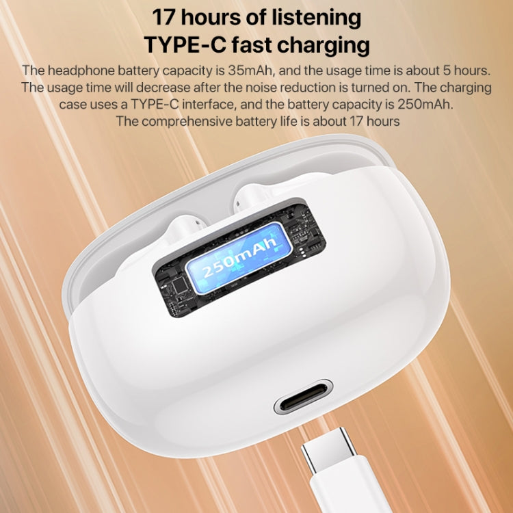 Yesido TWS28 ANC+ENC Dual Noise Reduction Smart TWS Wireless Bluetooth Earphone (Beige) - TWS Earphone by Yesido | Online Shopping South Africa | PMC Jewellery | Buy Now Pay Later Mobicred