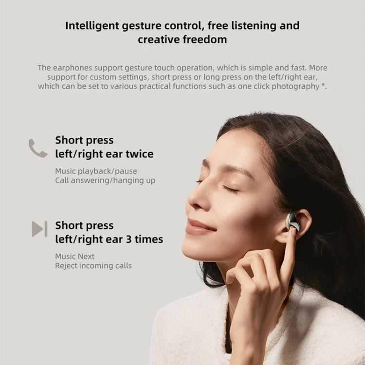 Original Xiaomi Bluetooth 5.3 Open-Ear Wireless Bluetooth Earbuds (Gold) - Bluetooth Earphone by Xiaomi | Online Shopping South Africa | PMC Jewellery | Buy Now Pay Later Mobicred