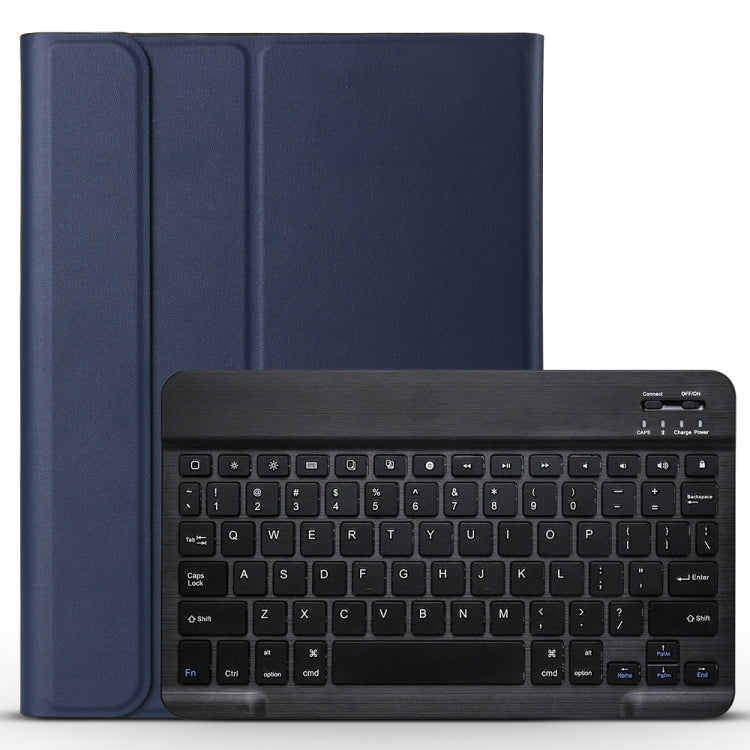 A11 Bluetooth 3.0 Ultra-thin ABS Detachable Bluetooth Keyboard Leather Tablet Case for iPad Air 4 / Air 5 / Pro 11 inch 2022 / 2021 / 2020 / 2018, with Holder (Dark Blue) - For iPad Pro by PMC Jewellery | Online Shopping South Africa | PMC Jewellery | Buy Now Pay Later Mobicred