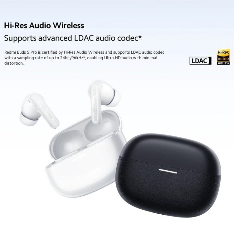Original Xiaomi Redmi Buds 5 Pro Wireless Bluetooth Earphone (White) - free shipping - PMC Jewellery - Order now!