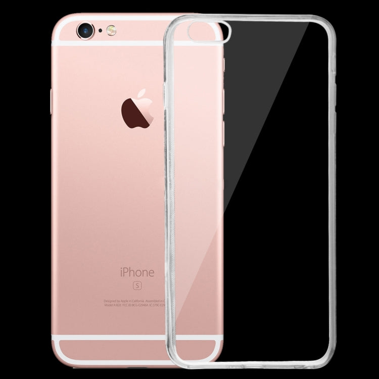 For iPhone 6 & 6s 0.75mm Ultra-thin Transparent TPU Protective Case(Transparent) - More iPhone Cases by PMC TechLife | Online Shopping South Africa | PMC TechLife | Buy Now Pay Later Mobicred