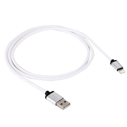 1m 3A 8 Pin to USB Data Sync Charging Cable for iPhone, iPad, Diameter: 4 cm(White) - Normal Style Cable by PMC Jewellery | Online Shopping South Africa | PMC Jewellery | Buy Now Pay Later Mobicred