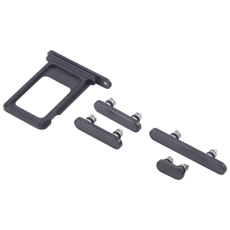 For iPhone 16 Pro Max Original SIM Card Tray + Side Keys (Black) - Others by PMC Jewellery | Online Shopping South Africa | PMC Jewellery | Buy Now Pay Later Mobicred