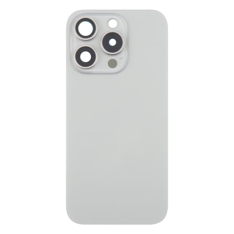 For iPhone 16 Pro Max Original Glass Battery Back Cover with Camera Lens Cover + MagSafe Magnet(Silver) -  by PMC Jewellery | Online Shopping South Africa | PMC Jewellery | Buy Now Pay Later Mobicred