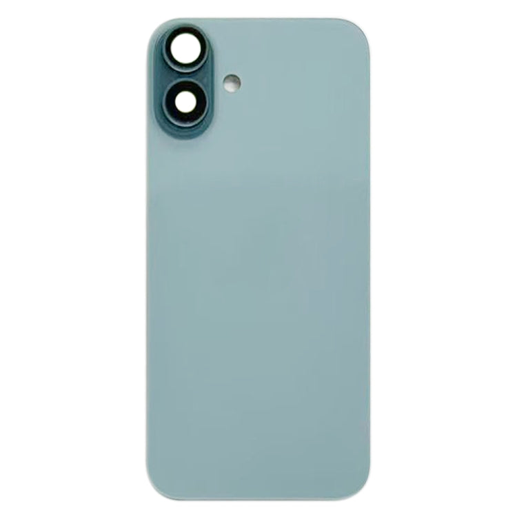 For iPhone 16 Plus Battery Back Cover with Camera Lens Cover(Green) -  by PMC TechLife | Online Shopping South Africa | PMC TechLife | Buy Now Pay Later Mobicred