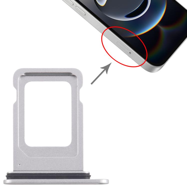 For iPhone 16e SIM Card Tray (Silver) - free shipping - PMc TechLife - Order now!
