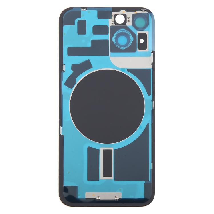 For iPhone 14 EU Version Battery Back Cover with Middle Frame(Yellow) - Back Cover by PMc TechLife | Online Shopping South Africa | PMc TechLife | Buy Now Pay Later Mobicred