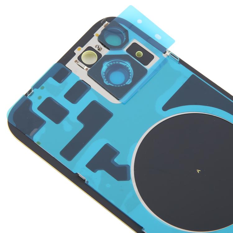For iPhone 14 Plus China Version Battery Back Cover with Middle Frame(Yellow) - Back Cover by PMc TechLife | Online Shopping South Africa | PMc TechLife | Buy Now Pay Later Mobicred