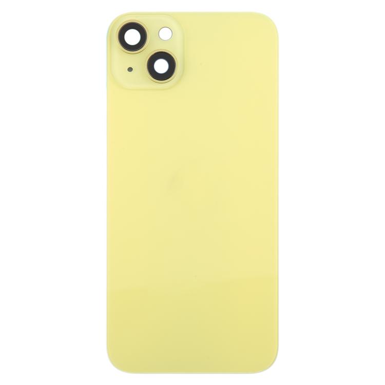For iPhone 14 Plus EU Version Battery Back Cover with Middle Frame(Yellow) - Back Cover by PMc TechLife | Online Shopping South Africa | PMc TechLife | Buy Now Pay Later Mobicred
