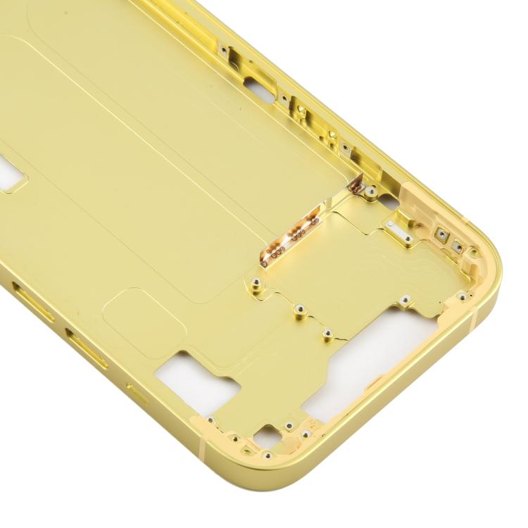 For iPhone 14 Middle Frame Bezel Plate (Yellow) - Others by PMc TechLife | Online Shopping South Africa | PMc TechLife | Buy Now Pay Later Mobicred
