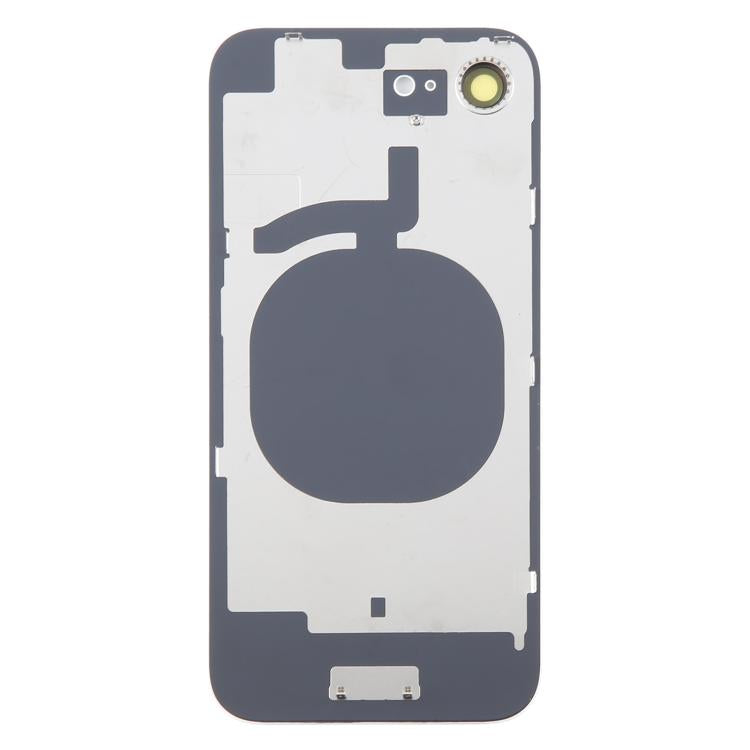 For iPhone 16e Glass Battery Back Cover with Camera Lens Cover(White) - free shipping - PMC TechLife - Order now!