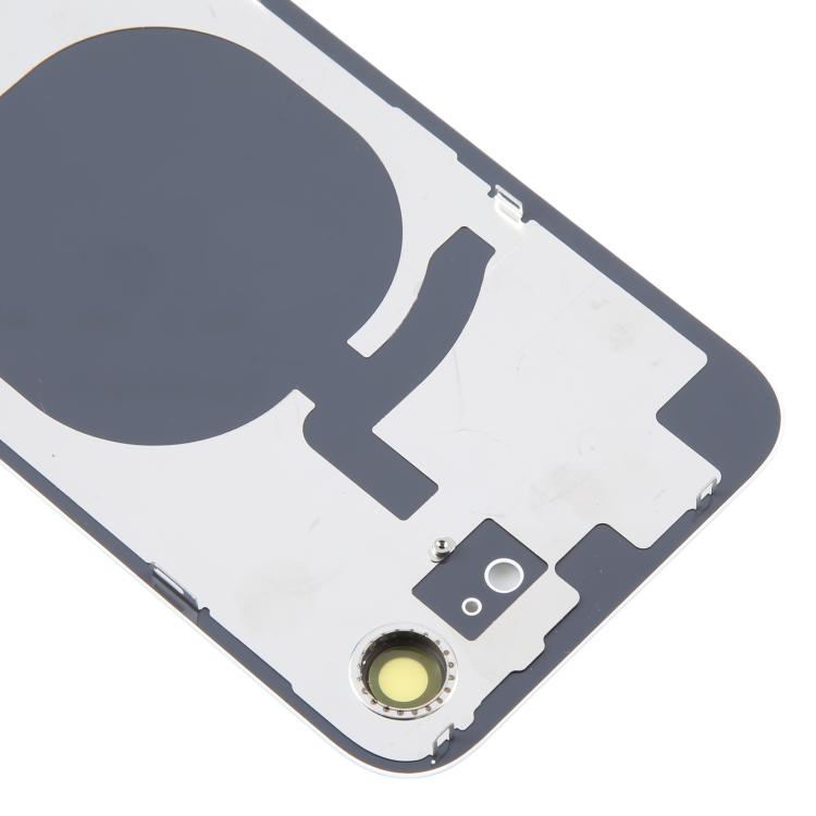 For iPhone 16e Glass Battery Back Cover with Camera Lens Cover(White) - free shipping - PMC TechLife - Order now!