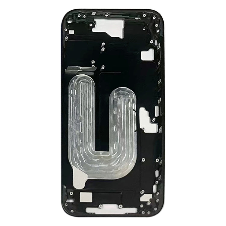 For iPhone 16 Plus Middle Frame Bezel Plate (Black) - LCD Related Parts by PMC TechLife | Online Shopping South Africa | PMC TechLife | Buy Now Pay Later Mobicred