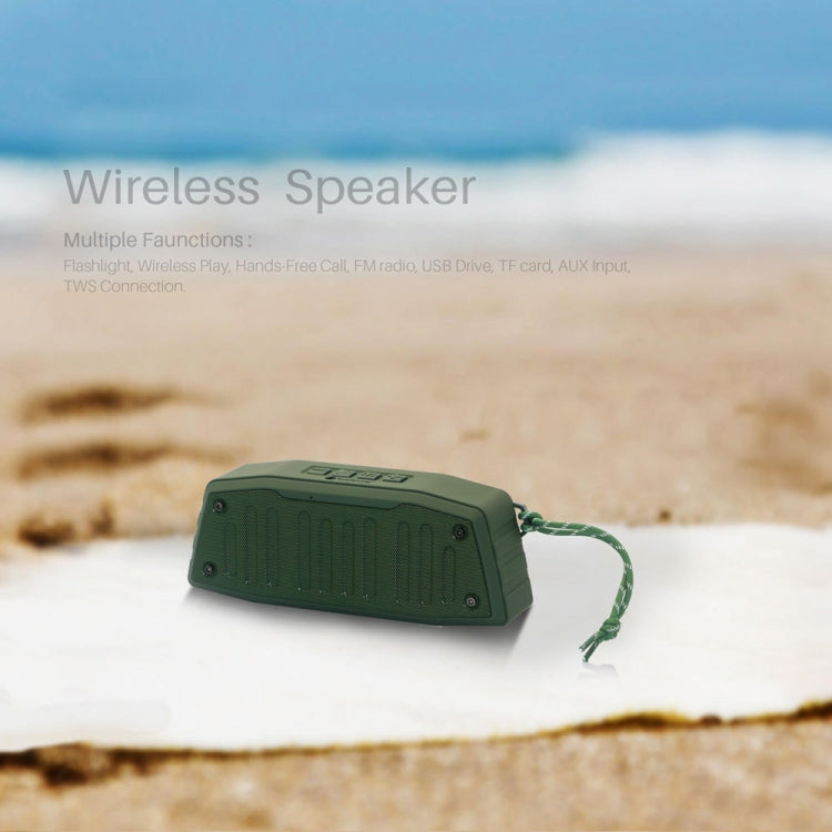 NewRixing NR-4019 Outdoor Portable Bluetooth Speaker with Hands-free Call Function, Support TF Card & USB & FM & AUX (Red) - free shipping - PMC Jewellery - Order now!