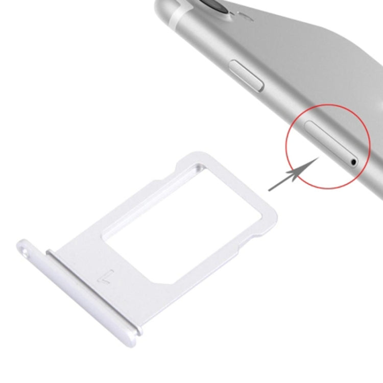 Card Tray for iPhone 7(Silver) - iPhone 7 Parts by PMc TechLife | Online Shopping South Africa | PMc TechLife | Buy Now Pay Later Mobicred