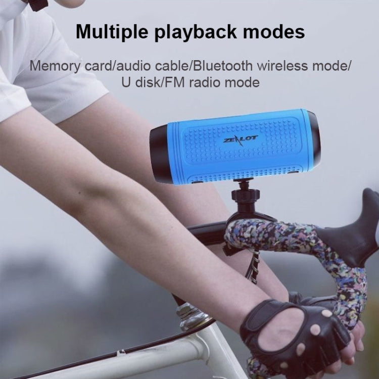 ZEALOT A1 Multifunctional Bass Wireless Bluetooth Speaker, Built-in Microphone, Support Bluetooth Call & AUX & TF Card & LED Lights (Red) - free shipping - PMC Jewellery - Order now!