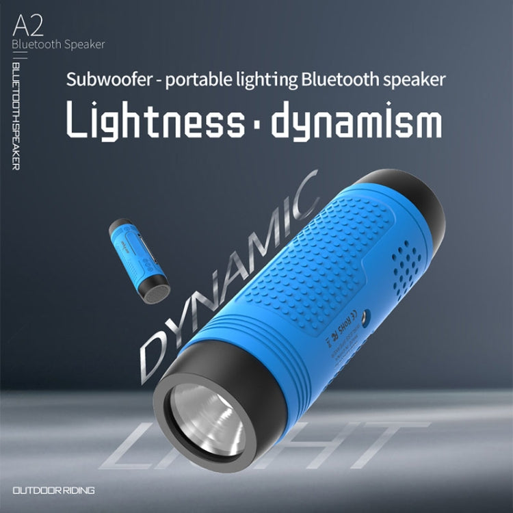 ZEALOT A2 Multifunctional Bass Wireless Bluetooth Speaker, Built-in Microphone, Support Bluetooth Call & AUX & TF Card & LED Lights (Grey) - free shipping - PMC Jewellery - Order now!