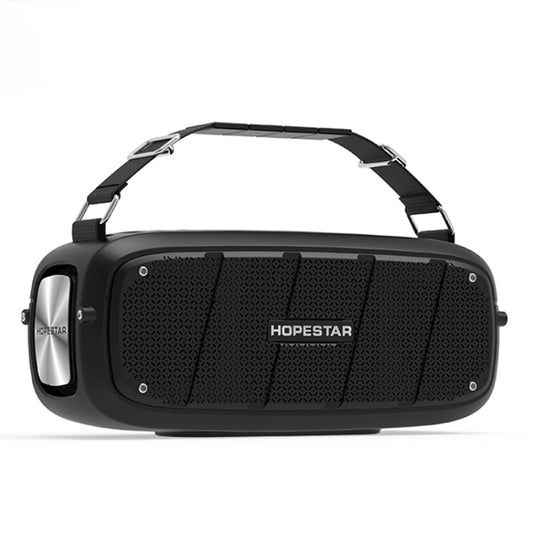 HOPESTAR A20 TWS Portable Outdoor Waterproof Subwoofer Bluetooth Speaker, Support Power Bank & Hands-free Call & U Disk & TF Card & 3.5mm AUX(Black) - Desktop Speaker by HOPESTAR | Online Shopping South Africa | PMC Jewellery | Buy Now Pay Later Mobicred