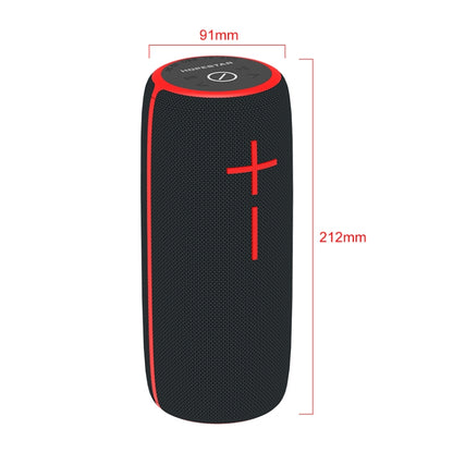 HOPESTAR P21 TWS Portable Outdoor Waterproof Woven Textured Bluetooth Speaker, Support Hands-free Call & U Disk & TF Card & 3.5mm AUX & FM (Black) - Desktop Speaker by HOPESTAR | Online Shopping South Africa | PMC Jewellery | Buy Now Pay Later Mobicred