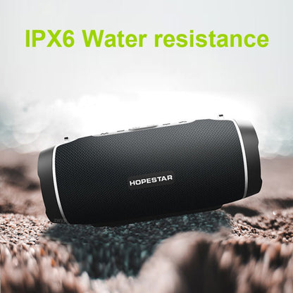 HOPESTAR H45 PARTY Portable Outdoor Waterproof Bluetooth Speaker, Support Hands-free Call & U Disk & TF Card & 3.5mm AUX & FM (Red) - Desktop Speaker by HOPESTAR | Online Shopping South Africa | PMC Jewellery | Buy Now Pay Later Mobicred