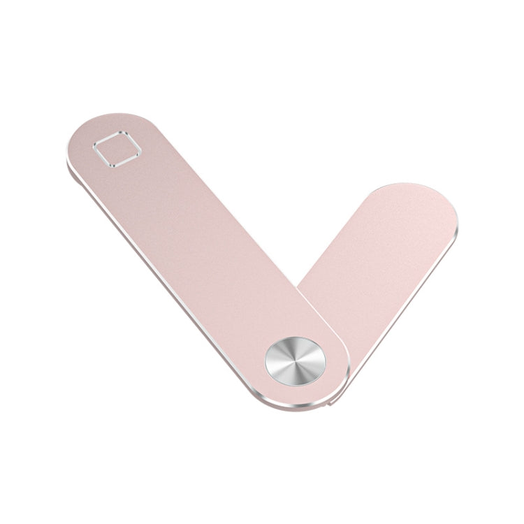 R-JUST SJ05-3 Multi-function Laptop Magnetic Expanded Metal Holder (Pink) - Hand-Sticking Bracket by R-JUST | Online Shopping South Africa | PMC Jewellery