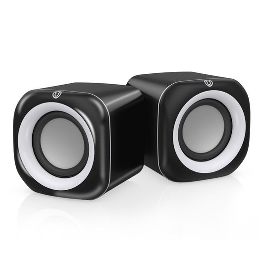 A1 Upgraded Version USB Wire-controlled 4D Stereo Sound Mini Wired Speaker, Cable Length: 1.3m(Black) -  by PMC Jewellery | Online Shopping South Africa | PMC Jewellery | Buy Now Pay Later Mobicred