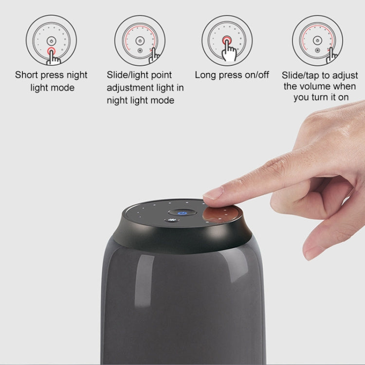 Original Xiaomi Youpin V03 Wireless Bluetooth Speaker with Colorful Light, Support Hands-free / AUX(Black) - free shipping - PMC TechLife - Order now!