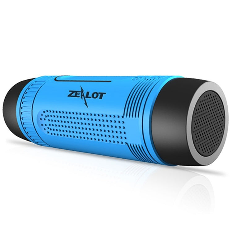 ZEALOT S1 Bluetooth 4.0 Wireless Wired Stereo Speaker Subwoofer Audio Receiver with 4000mAh Battery, Support 32GB Card, For iPhone, Galaxy, Sony, Lenovo, HTC, Huawei, Google, LG, Xiaomi, other Smartphones(Blue) - Desktop Speaker by ZEALOT | Online Shopping South Africa | PMC Jewellery | Buy Now Pay Later Mobicred