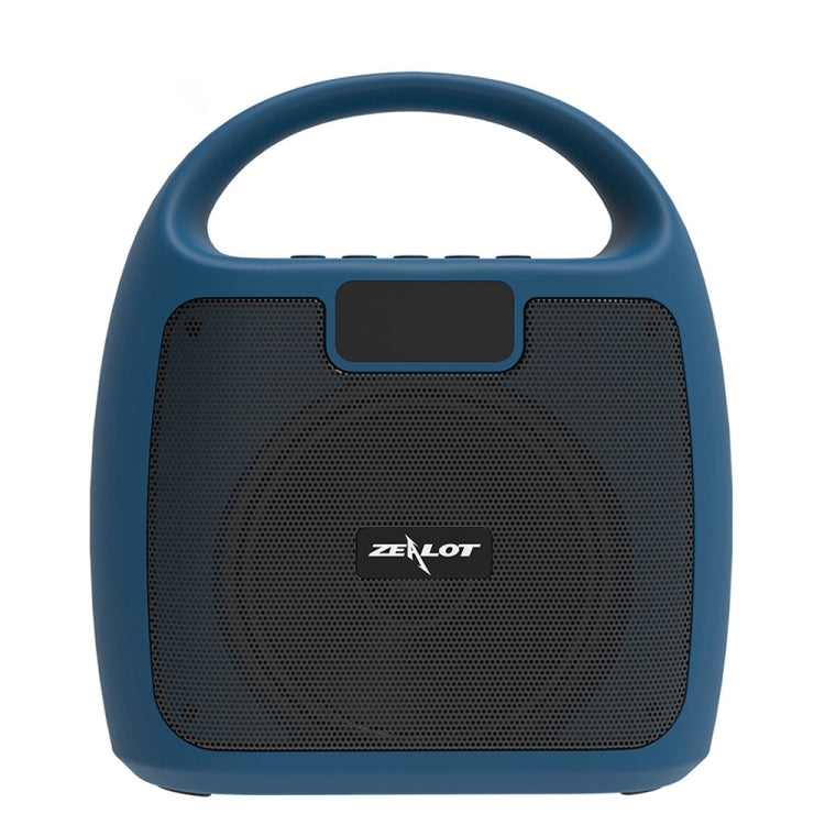 ZEALOT S42 Portable FM Radio Wireless Bluetooth Speaker with Built-in Mic, Support Hands-Free Call & TF Card & AUX (Lake Blue) - Desktop Speaker by ZEALOT | Online Shopping South Africa | PMC Jewellery | Buy Now Pay Later Mobicred