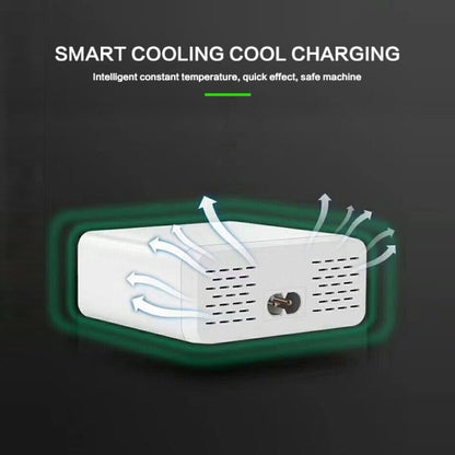 899 30W QC 3.0 6 USB Ports Fast Charger with LCD Digital Display, EU Plug - Multifunction Charger by PMC Jewellery | Online Shopping South Africa | PMC Jewellery | Buy Now Pay Later Mobicred