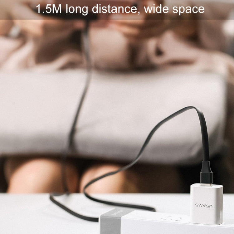 USAMS US-SJ235 U9 8 Pin Interface Suction Cup Fast Charging Game Data Cable, Length: 1.5m - Normal Style Cable by USAMS | Online Shopping South Africa | PMC Jewellery | Buy Now Pay Later Mobicred