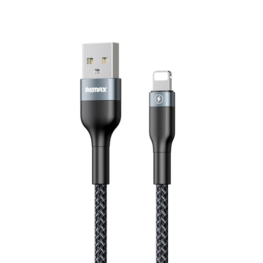 REMAX RC-064i Sury 2 Series 1m 2.4A USB to 8 Pin Data Cable for iPhone, iPad(Black) - Normal Style Cable by REMAX | Online Shopping South Africa | PMC Jewellery | Buy Now Pay Later Mobicred