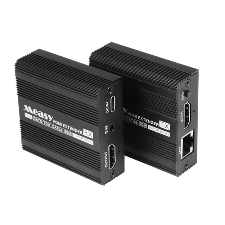 Measy ET100 HDMI Extender Transmitter + Receiver Converter Ethernet Cable, Transmission Distance: 70m (EU Plug) - free shipping - PMC Jewellery - Order now!