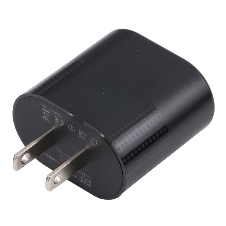 LZ-2117 18W QC3.0 3.1A USB Fast Charger, US Plug (Black) - USB Charger by PMC Jewellery | Online Shopping South Africa | PMC Jewellery | Buy Now Pay Later Mobicred