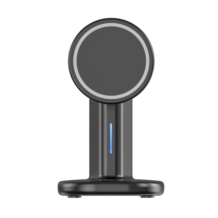 JJT-A70 15W 3 in 1 Multifunctional Magnetic Wireless Charging Holder (Black) - Wireless Charger by PMC Jewellery | Online Shopping South Africa | PMC Jewellery | Buy Now Pay Later Mobicred