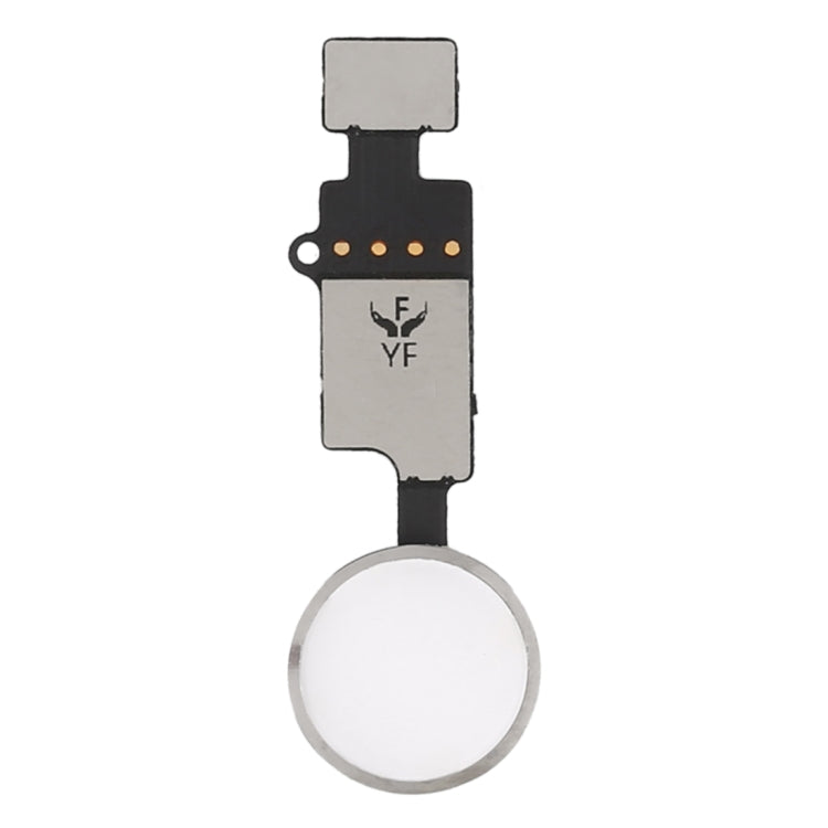 Home Button (3rd ) with Flex Cable (Not Supporting Fingerprint Identification) for iPhone 8 Plus / 7 Plus / 8 / 7(Silver) - Button & Card Slots by PMC TechLife | Online Shopping South Africa | PMC TechLife | Buy Now Pay Later Mobicred