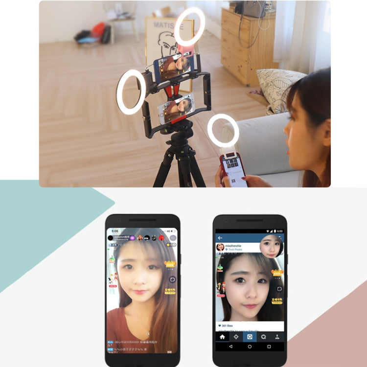 XJ18 LED Light Live Self-timer Flash Fill Light(Blue) - Selfie Light by PMC TechLife | Online Shopping South Africa | PMC TechLife | Buy Now Pay Later Mobicred