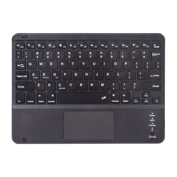 X-11BC Skin Plain Texture Detachable Bluetooth Keyboard Tablet Case for iPad Pro 11 inch 2020 / 2018, with Touchpad & Pen Slot(Black) - For iPad Pro by PMC TechLife | Online Shopping South Africa | PMC TechLife