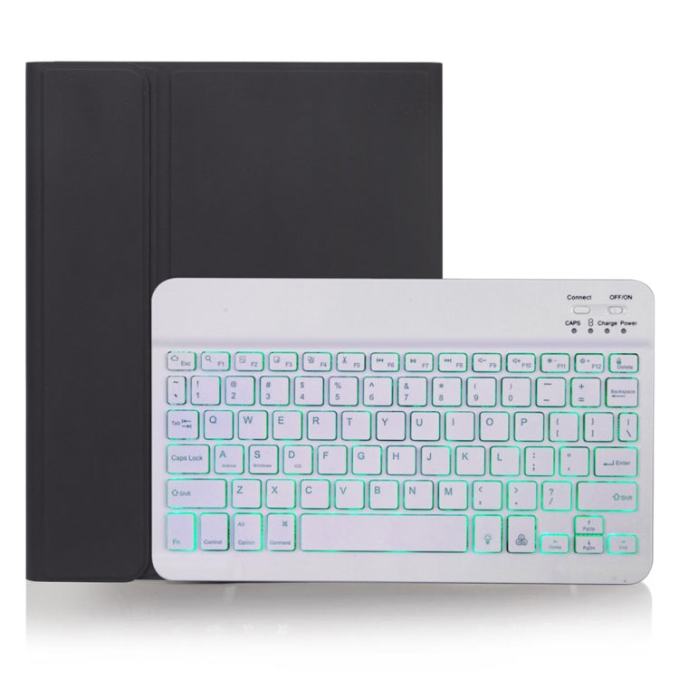 X-11BS Skin Plain Texture Detachable Bluetooth Keyboard Tablet Case for iPad Pro 11 inch 2020 / 2018, with Pen Slot & Backlight (Black) - For iPad Pro by PMC TechLife | Online Shopping South Africa | PMC TechLife