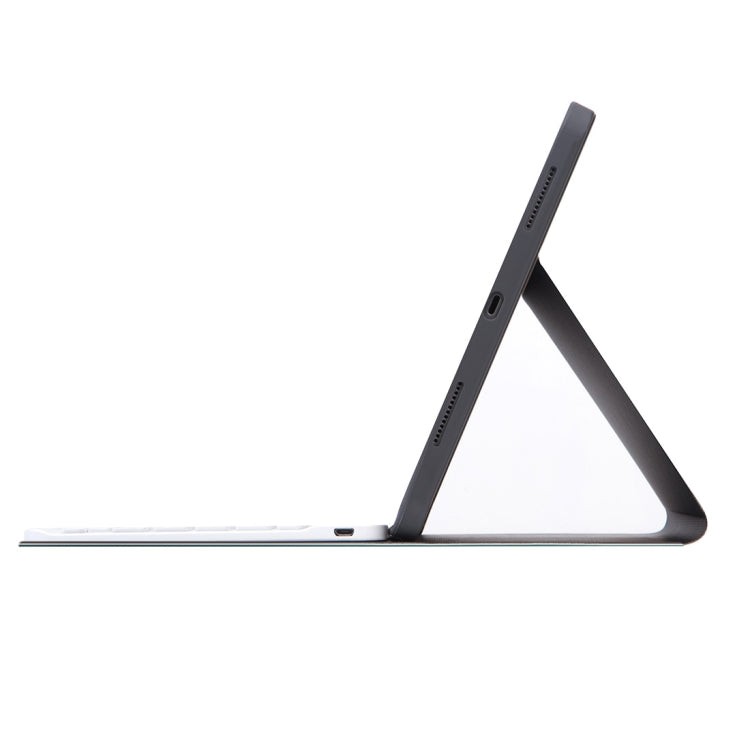 X-11BS Skin Plain Texture Detachable Bluetooth Keyboard Tablet Case for iPad Pro 11 inch 2020 / 2018, with Pen Slot & Backlight (Black) - For iPad Pro by PMC TechLife | Online Shopping South Africa | PMC TechLife
