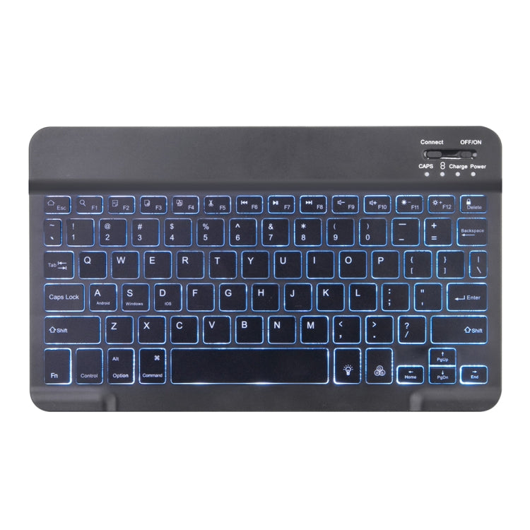 X-11BS Skin Plain Texture Detachable Bluetooth Keyboard Tablet Case for iPad Pro 11 inch 2020 / 2018, with Pen Slot & Backlight (Blue) - For iPad Pro by PMC TechLife | Online Shopping South Africa | PMC TechLife