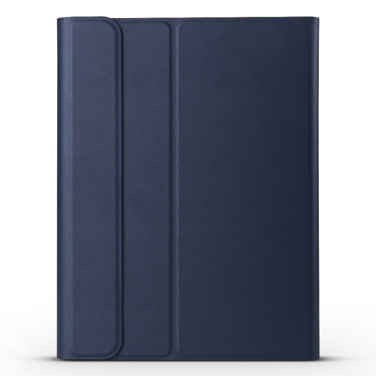 A11 Bluetooth 3.0 Ultra-thin ABS Detachable Bluetooth Keyboard Leather Tablet Case with Holder for iPad Pro 11 2022 / 2021 / Air 5 / Air 4 (Dark Blue) - For iPad Pro by PMC Jewellery | Online Shopping South Africa | PMC Jewellery | Buy Now Pay Later Mobicred