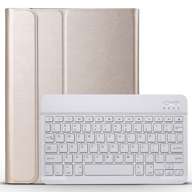 A11 Bluetooth 3.0 Ultra-thin ABS Detachable Bluetooth Keyboard Leather Tablet Case with Holder for iPad Pro 11 inch 2021 (Gold) - For iPad Pro by PMC TechLife | Online Shopping South Africa | PMC TechLife