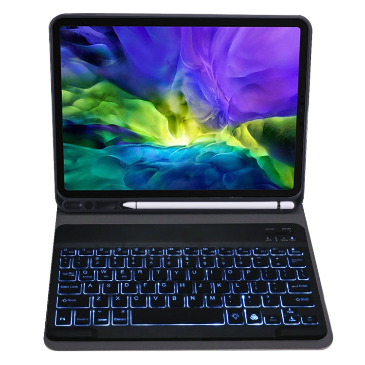 A11BS Ultra-thin ABS Detachable Bluetooth Keyboard Tablet Case with Backlight & Pen Slot & Holder for iPad Pro 11 2022 / 2021 / Air 5 / Air 4 (Black) - free shipping - PMC TechLife - Order now!