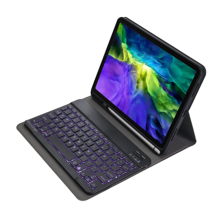 A11BS Ultra-thin ABS Detachable Bluetooth Keyboard Tablet Case with Backlight & Pen Slot & Holder for iPad Pro 11 2022 / 2021 / Air 5 / Air 4 (Black) - free shipping - PMC TechLife - Order now!